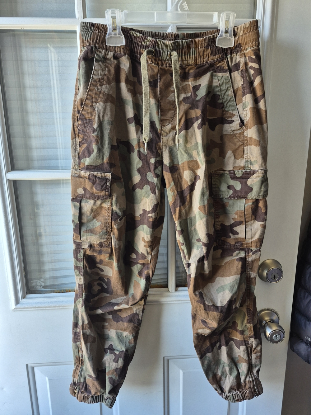 Polo Ralph Lauren Women's Camo Cargo Jogger Pants - Casual Drawstring Waist